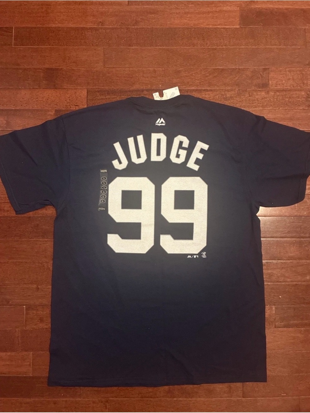 Majestic NY Yankees Navy Aaron Judge 99 Short Sleeve Tee Shirt NWT